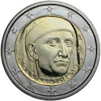 1 * 2 Euro Taliansko 2013 "Giovanni Boccaccio" UNC